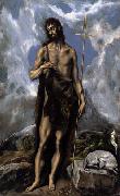 El Greco St. John the Baptist Germany oil painting artist
